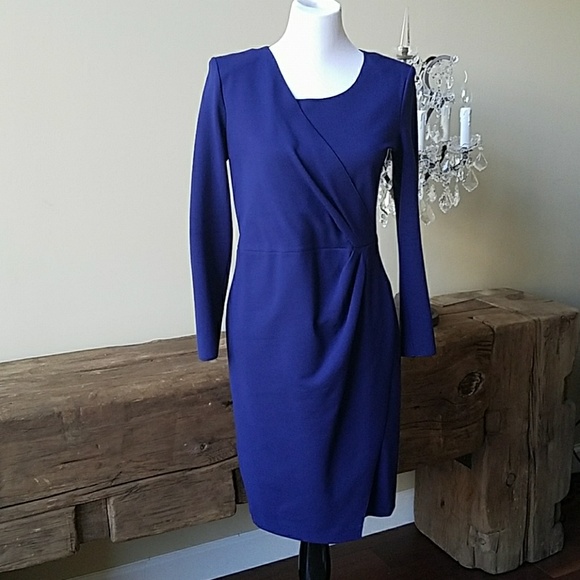 armani collezioni blue dress Armani Dress
